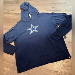 Womens Certo Dallas Cowboys Lightweight Hoodie Size S